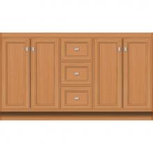 Strasser Woodenwork 28.293 - 60 X 18 X 34.5 Montlake View Vanity Deco Miter Nat Oak Db