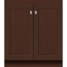 Strasser Woodenwork 27.877 - 30 X 18 X 34.5 Montlake View Vanity Deco Miter Choc Oak Std