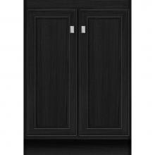 Strasser Woodenwork 27.883 - 24 X 18 X 34.5 Montlake View Vanity Deco Miter Midnight Oak Std