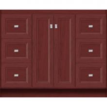 Strasser Woodenwork 29.528 - 42 X 21 X 34.5 Montlake View Vanity Ogee Miter Dk Cherry Sb