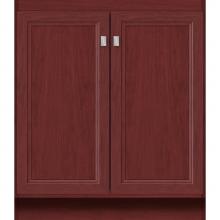 Strasser Woodenwork 27.987 - 30 X 18 X 34.5 Montlake View Vanity Ogee Miter Dk Cherry Std