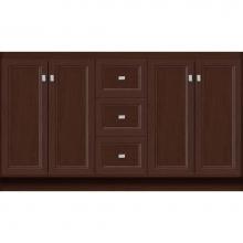 Strasser Woodenwork 28.985 - 60 X 21 X 34.5 Montlake View Vanity Ogee Miter Choc Cherry Db