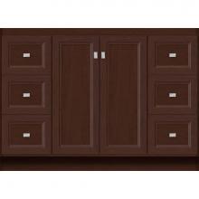 Strasser Woodenwork 29.430 - 48 X 18 X 34.5 Montlake View Vanity Ogee Miter Choc Cherry Sb