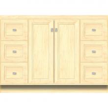 Strasser Woodenwork 27.918 - 48 X 21 X 34.5 Montlake View Vanity Ogee Miter Nat Maple Sb