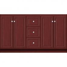 Strasser Woodenwork 29.091 - 60 X 18 X 34.5 Montlake View Vanity Ultra Dk Cherry Db