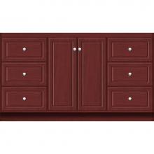 Strasser Woodenwork 29.090 - 60 X 18 X 34.5 Montlake View Vanity Ultra Dk Cherry Sb