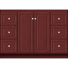 Strasser Woodenwork 29.382 - 48 X 18 X 34.5 Montlake View Vanity Ultra Dk Cherry Sb