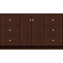 Strasser Woodenwork 29.096 - 60 X 18 X 34.5 Montlake View Vanity Ultra Choc Cherry Sb