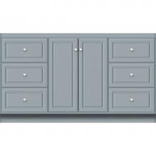 Strasser Woodenwork 28.866 - 60 X 21 X 34.5 Montlake View Vanity Ultra Silver Oak Sb