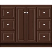 Strasser Woodenwork 29.586 - 42 X 18 X 34.5 Montlake View Vanity Ultra Choc Oak Sb