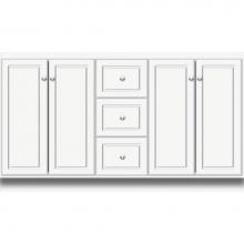 Strasser Woodenwork 29.073 - 60 X 18 X 34.5 Montlake View Vanity Ultra Sat White Db