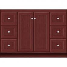 Strasser Woodenwork 29.367 - 48 X 21 X 34.5 Montlake View Vanity Beaded Dk Cherry Sb