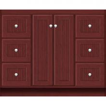 Strasser Woodenwork 29.670 - 42 X 18 X 34.5 Montlake View Vanity Beaded Dk Cherry Sb