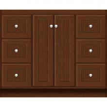 Strasser Woodenwork 29.666 - 42 X 18 X 34.5 Montlake View Vanity Beaded Pecan Cherry Sb