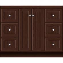 Strasser Woodenwork 29.572 - 42 X 21 X 34.5 Montlake View Vanity Beaded Choc Cherry Sb