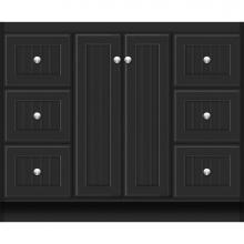 Strasser Woodenwork 29.663 - 42 X 18 X 34.5 Montlake View Vanity Beaded Sat Black Sb