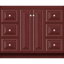 Strasser Woodenwork 29.657 - 42 X 18 X 34.5 Montlake View Vanity Classic Miter Dk Cherry Sb