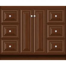 Strasser Woodenwork 29.552 - 42 X 21 X 34.5 Montlake View Vanity Classic Miter Pecan Cherry Sb