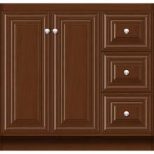 Strasser Woodenwork 24.725 - 36 X 21 X 34.5 Montlake View Vanity Classic Miter Pecan Cherry Rh