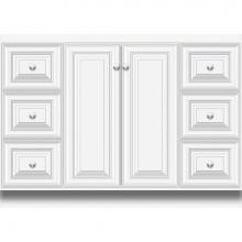 Strasser Woodenwork 29.346 - 48 X 21 X 34.5 Montlake View Vanity Classic Miter Sat White Sb