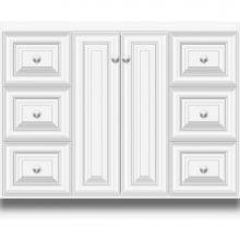 Strasser Woodenwork 29.649 - 42 X 18 X 34.5 Montlake View Vanity Classic Miter Sat White Sb