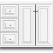 Strasser Woodenwork 24.794 - 36 X 21 X 34.5 Montlake View Vanity Classic Miter Sat White Lh