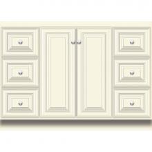 Strasser Woodenwork 29.348 - 48 X 21 X 34.5 Montlake View Vanity Classic Miter Sat Biscuit Sb