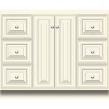 Strasser Woodenwork 29.651 - 42 X 18 X 34.5 Montlake View Vanity Classic Miter Sat Biscuit Sb