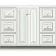 Strasser Woodenwork 29.652 - 42 X 18 X 34.5 Montlake View Vanity Classic Miter Powder Grey Sb