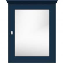 Strasser Woodenwork 58-863 - 24 X 6.5 X 31.5 Inset Med Cab Single Door 01-Square Lapis Night