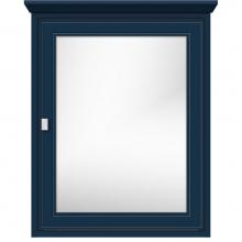 Strasser Woodenwork 58-871 - 24 X 6.5 X 31.5 Inset Med Cab Single Door Ogee Miter Lapis Night