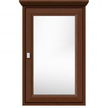 Strasser Woodenwork 57.580 - 19 X 6.5 X 31.5 Inset Med Cab Single Door Ogee Miter Pecan Cherry