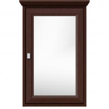 Strasser Woodenwork 57.395 - 19 X 6.5 X 31.5 Inset Med Cab Single Door Ogee Miter Choc Cherry