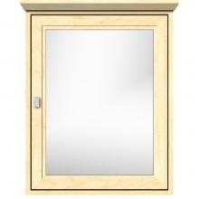 Strasser Woodenwork 57.437 - 24 X 6.5 X 31.5 Inset Med Cab Single Door Ogee Miter Nat Maple