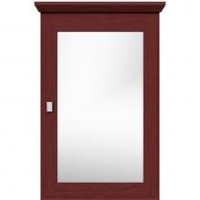 Strasser Woodenwork 76.369 - 19 X 6.5 X 31.5 Single Door Med Cab Square Dk Cherry