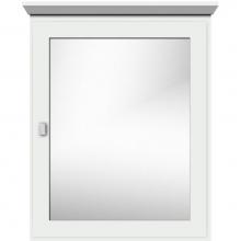 Strasser Woodenwork 70.733 - 24 X 6.5 X 31.5 Single Door Med Cab Square Powder Grey