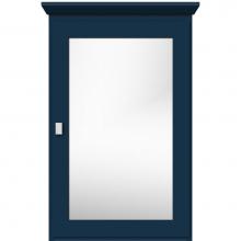 Strasser Woodenwork 58-926 - 19 X 6.5 X 31.5 Single Door Med Cab Square Lapis Night