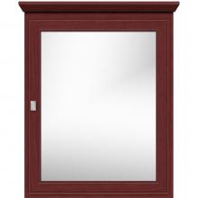 Strasser Woodenwork 70.901 - 24 X 6.5 X 31.5 Single Door Med Cab Deco Miter Dk Cherry