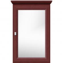 Strasser Woodenwork 70.856 - 19 X 6.5 X 31.5 Single Door Med Cab Ogee Miter Dk Cherry