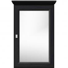 Strasser Woodenwork 70.853 - 19 X 6.5 X 31.5 Single Door Med Cab Ogee Miter Midnight Oak