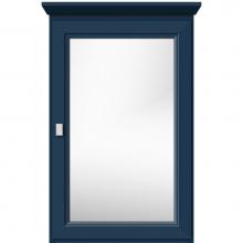 Strasser Woodenwork 58-888 - 19 X 6.5 X 31.5 Single Door Med Cab Ogee Miter Lapis Night