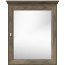 Strasser Woodenwork 85-102 - 24 X 6.5 X 31.5 Single Door Med Cab Ogee Miter Dusky Oak