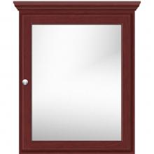 Strasser Woodenwork 76.084 - 24 X 6.5 X 31.5 Single Door Med Cab Round Dk Cherry