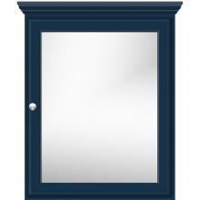 Strasser Woodenwork 58-920 - 24 X 6.5 X 31.5 Single Door Med Cab Round Lapis Night