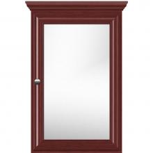 Strasser Woodenwork 76.669 - 19 X 6.5 X 31.5 Single Door Med Cab Classic Miter Dk Cherry