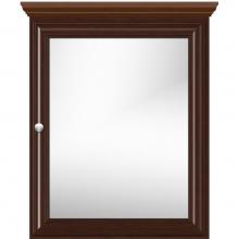 Strasser Woodenwork 76.149 - 24 X 6.5 X 31.5 Single Door Med Cab Classic Miter Choc Cherry