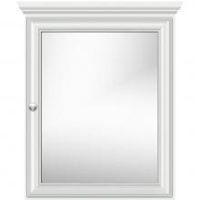 Strasser Woodenwork 70.757 - 24 X 6.5 X 31.5 Single Door Med Cab Classic Miter Powder Grey