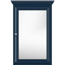 Strasser Woodenwork 58-938 - 19 X 6.5 X 31.5 Single Door Med Cab Classic Miter Lapis Night