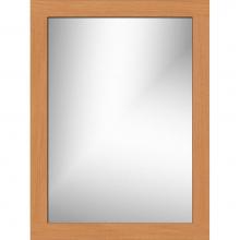 Strasser Woodenwork 78.272 - 24 X .75 X 32 Framed Mirror Non-Bev Square Nat Oak