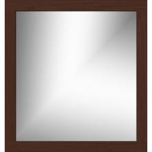 Strasser Woodenwork 78.401 - 30 X .75 X 32 Framed Mirror Non-Bev Square Choc Oak